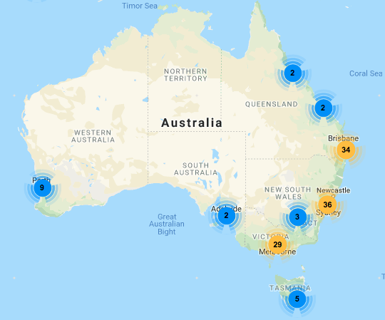 Past Software Carpentry workshops in Australia